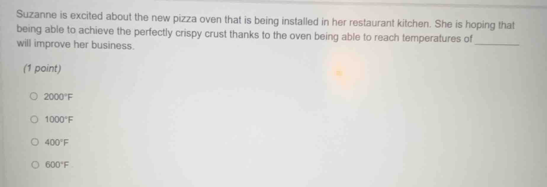 suzanne is excited about the new pizza oven that is being installed in …