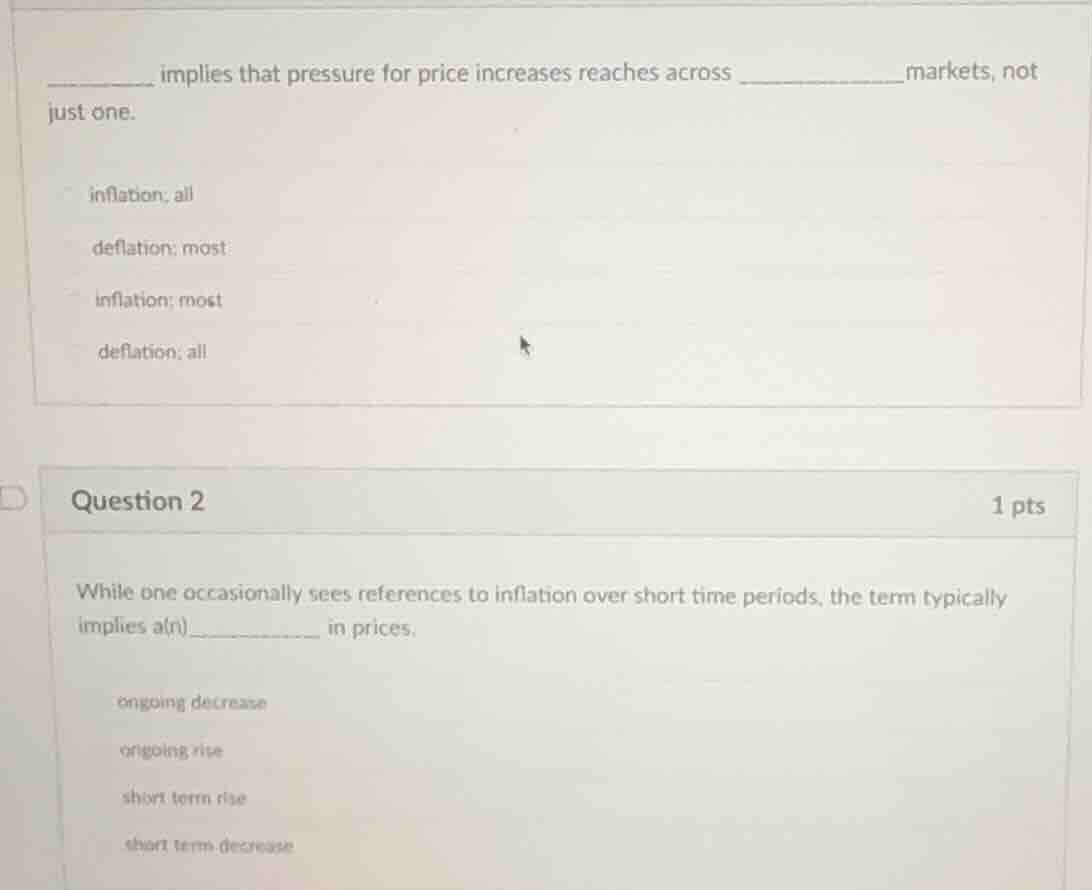 _______ implies that pressure for price increases reaches across ______…