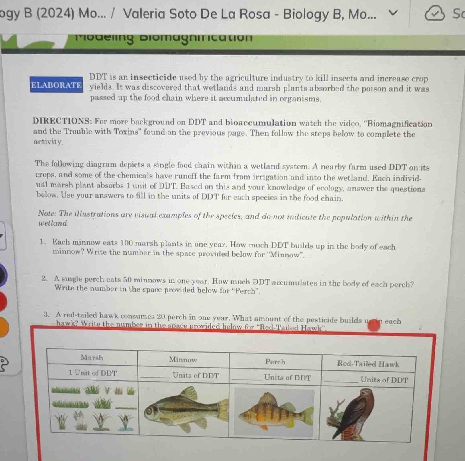 elaborateddt is an insecticide used by the agriculture industry to kill…