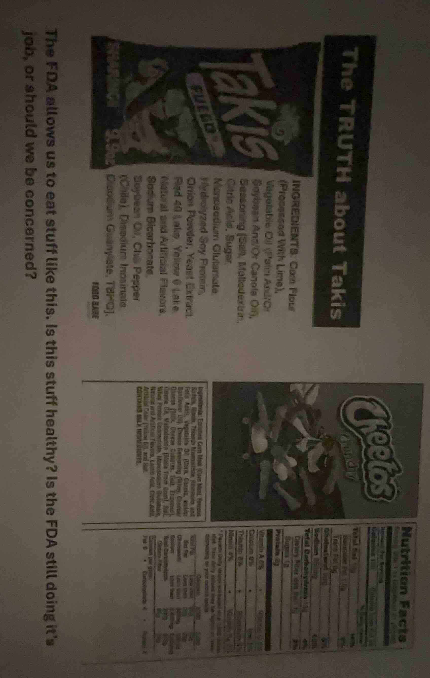 the truth about takis ingredients: corn flour (processed with lime), ve…