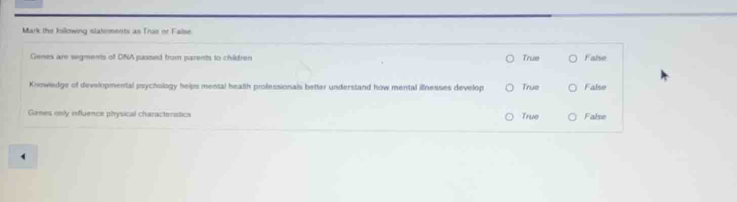 mark the following statements as true or false. genes are segments of d…