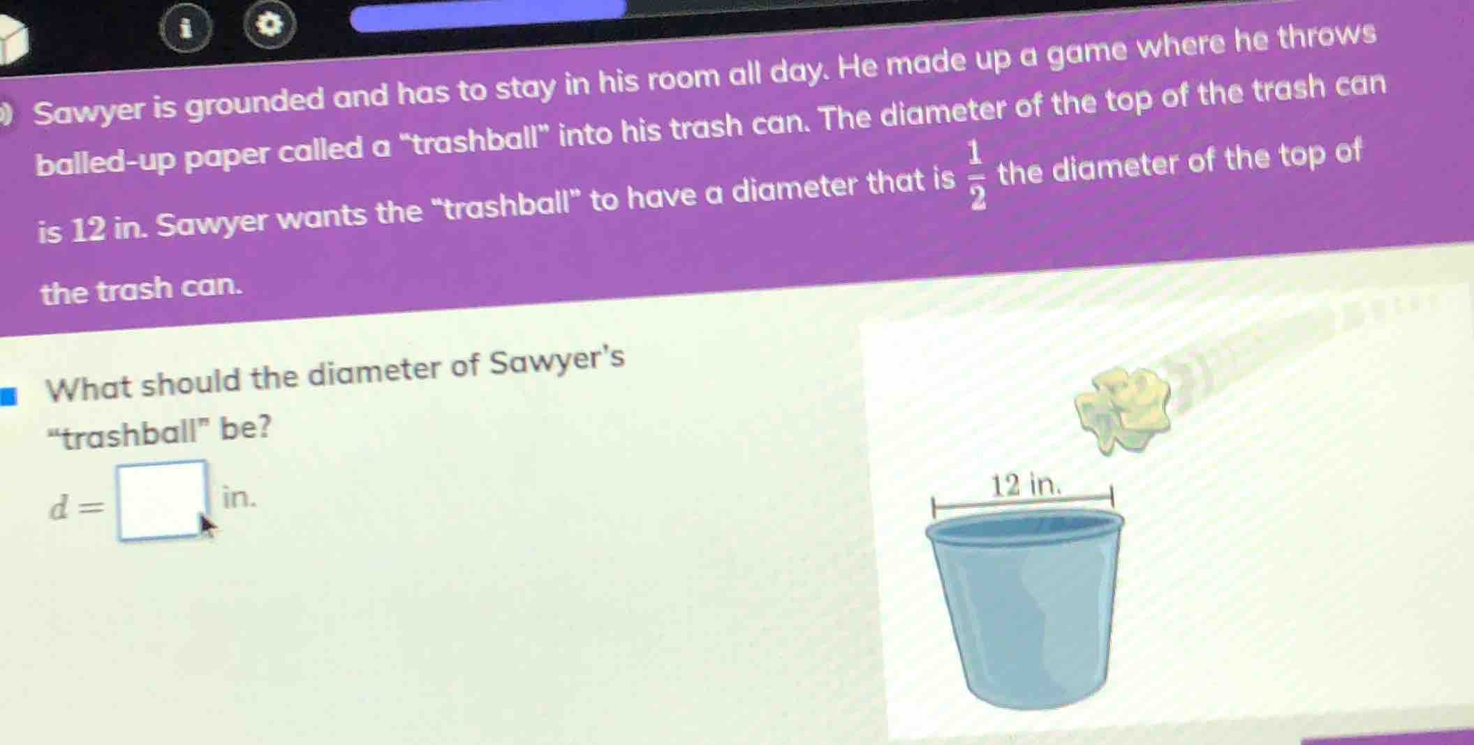 sawyer is grounded and has to stay in his room all day. he made up a ga…