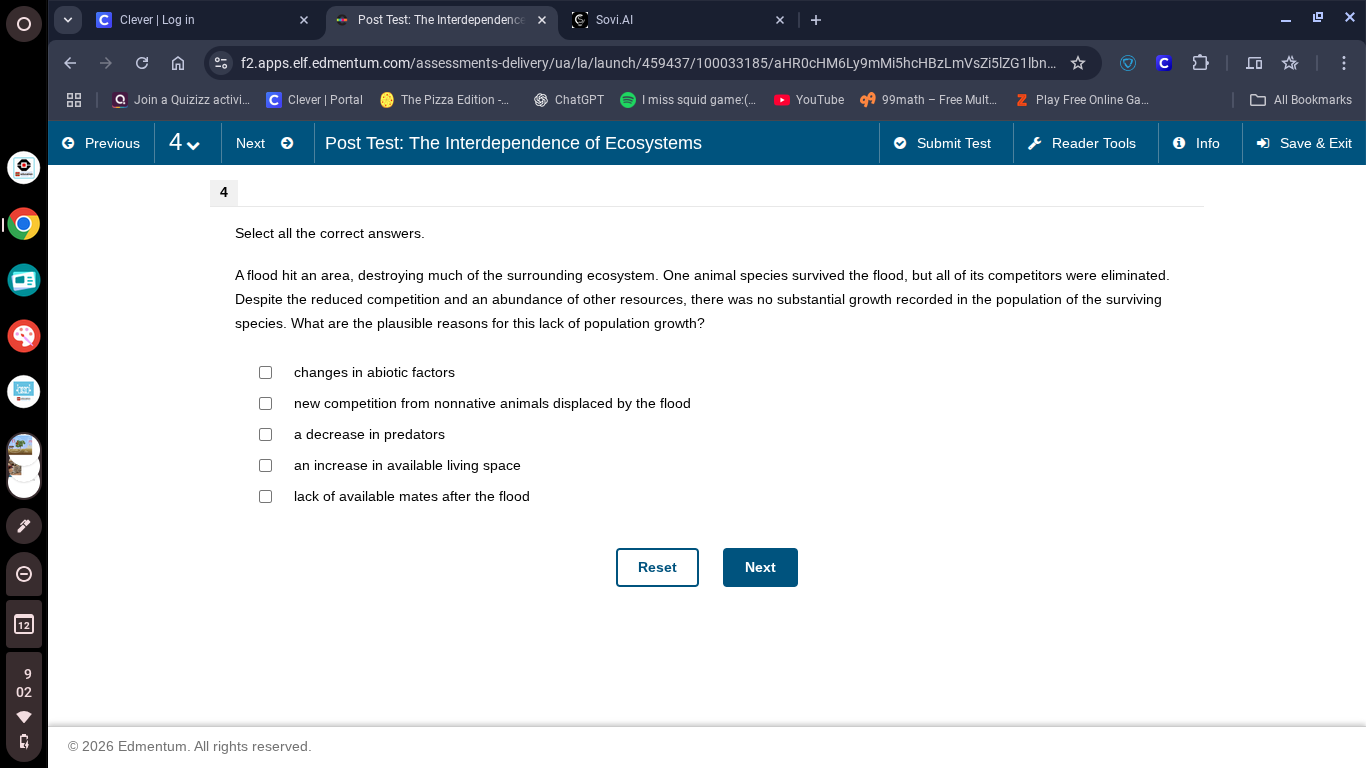 4 select all the correct answers. a flood hit an area, destroying much …