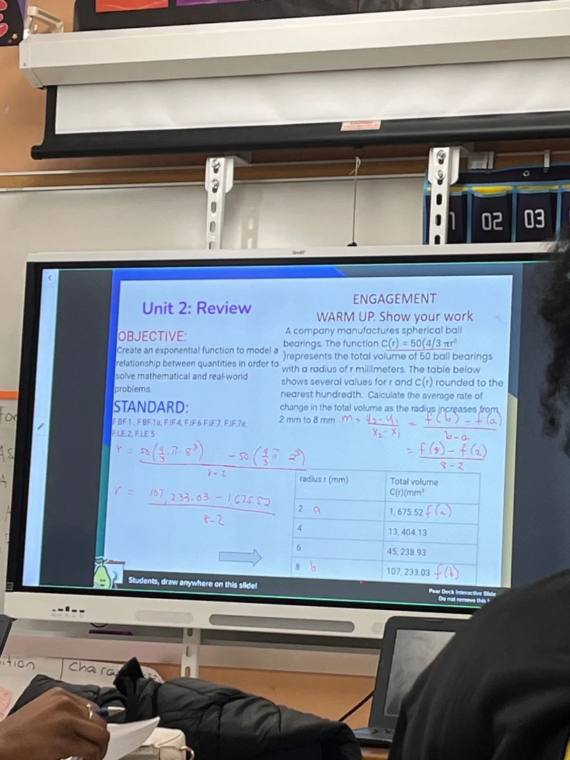 unit 2: reviewengagementobjective:create an exponential function to mod…
