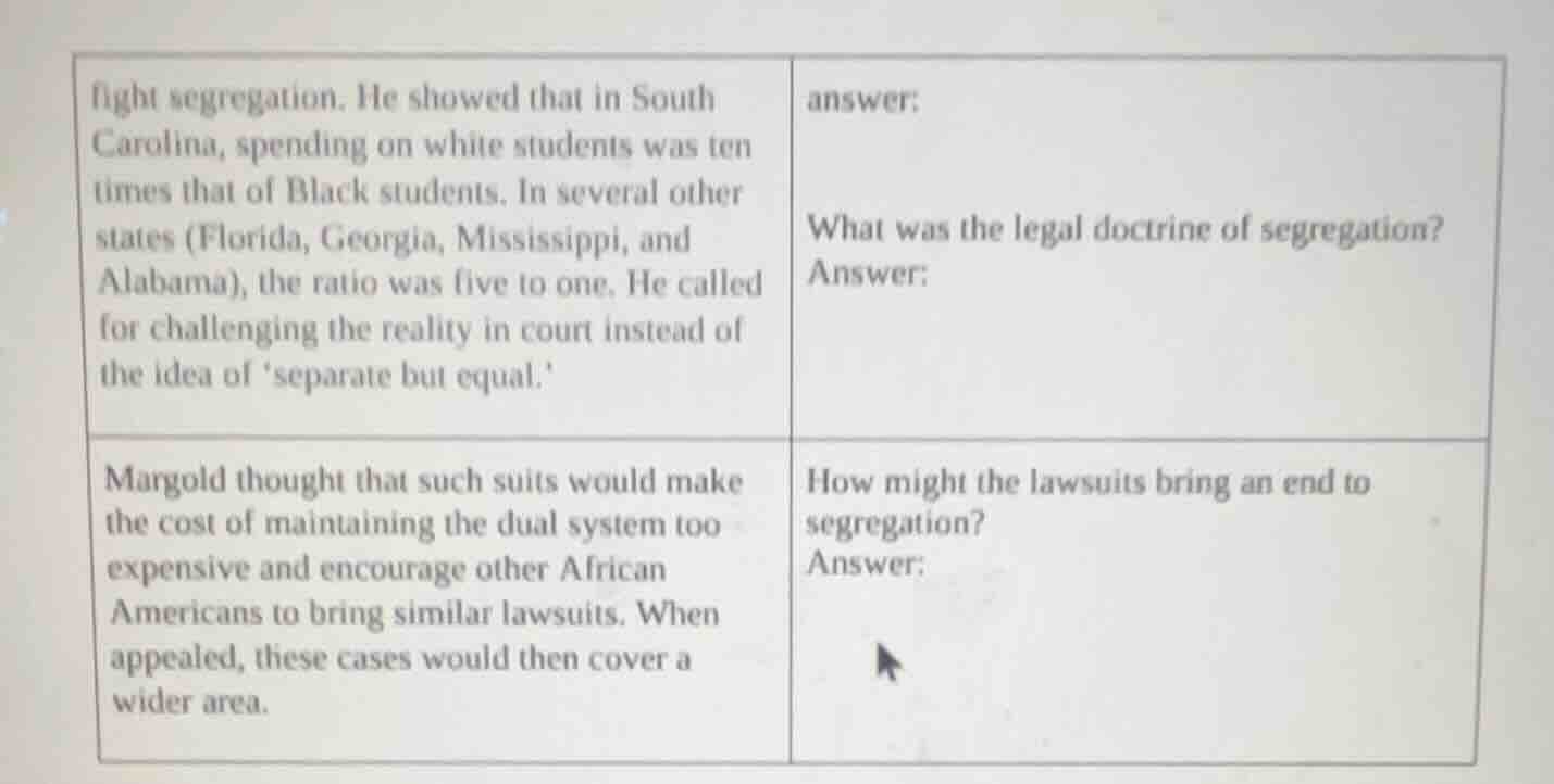 fight segregation. he showed that in south carolina, spending on white …