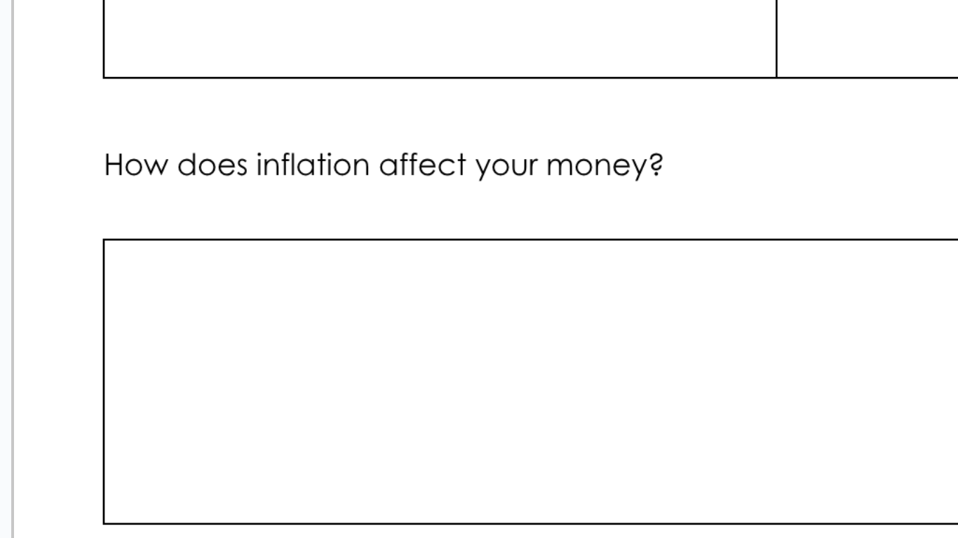 how does inflation affect your money?