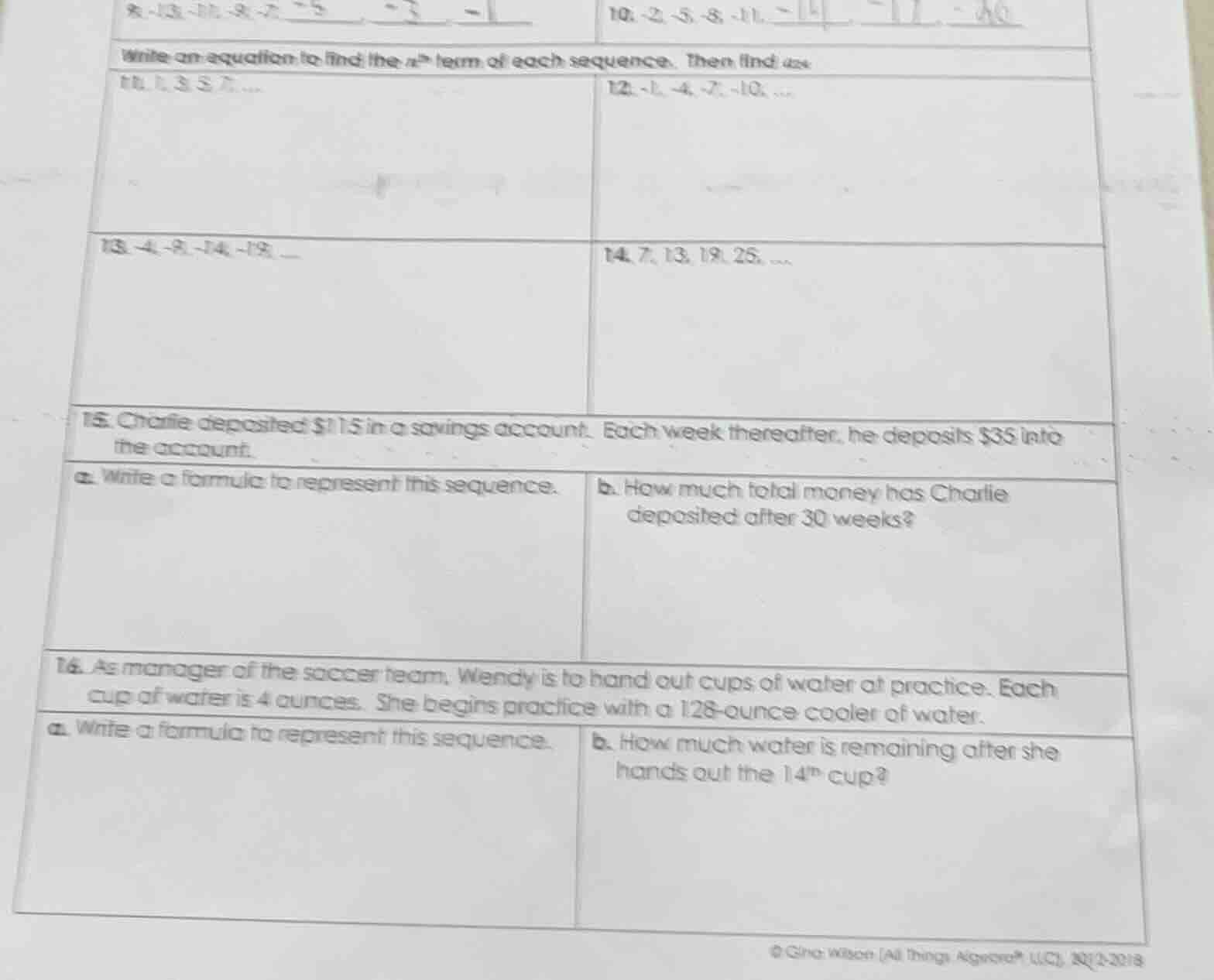 9. -13, -11, -9, -7, $\boldsymbol{-5}$, $\boldsymbol{-3}$, $\boldsymbol…