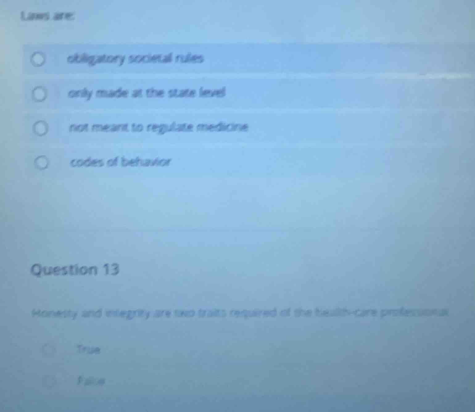 laws are:- obligatory societal rules- only made at the state level- not…