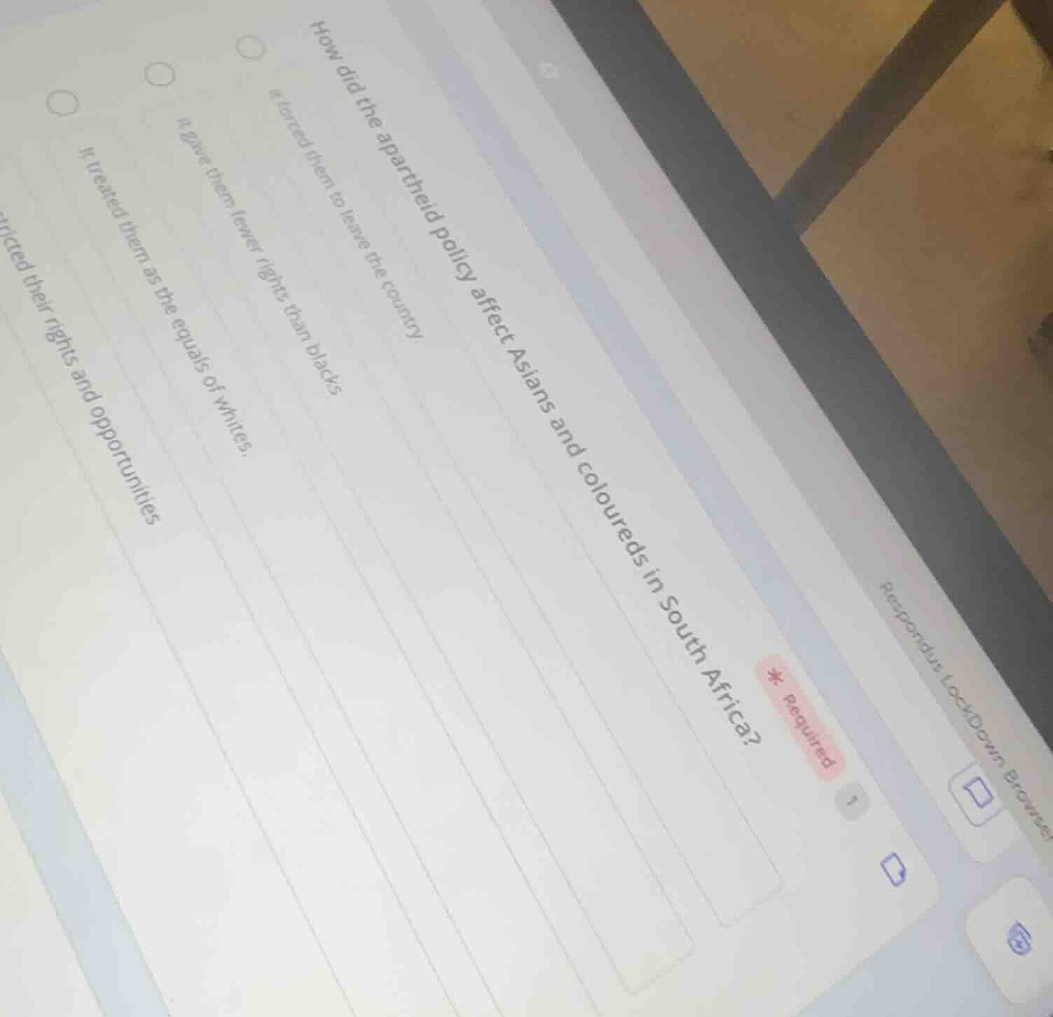 how did the apartheid policy affect asians and coloureds in south afric…