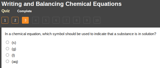 writing and balancing chemical equations quiz complete 1 2 3 4 5 6 7 8 …
