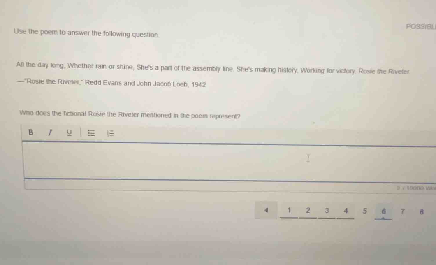 use the poem to answer the following question. all the day long, whethe…