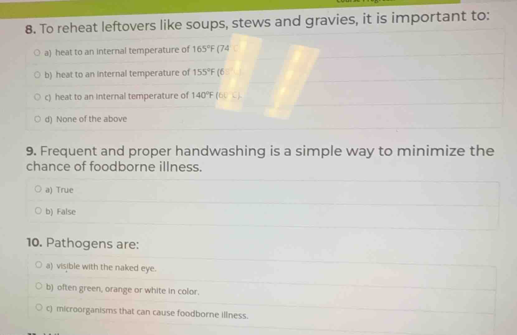 8. to reheat leftovers like soups, stews and gravies, it is important t…