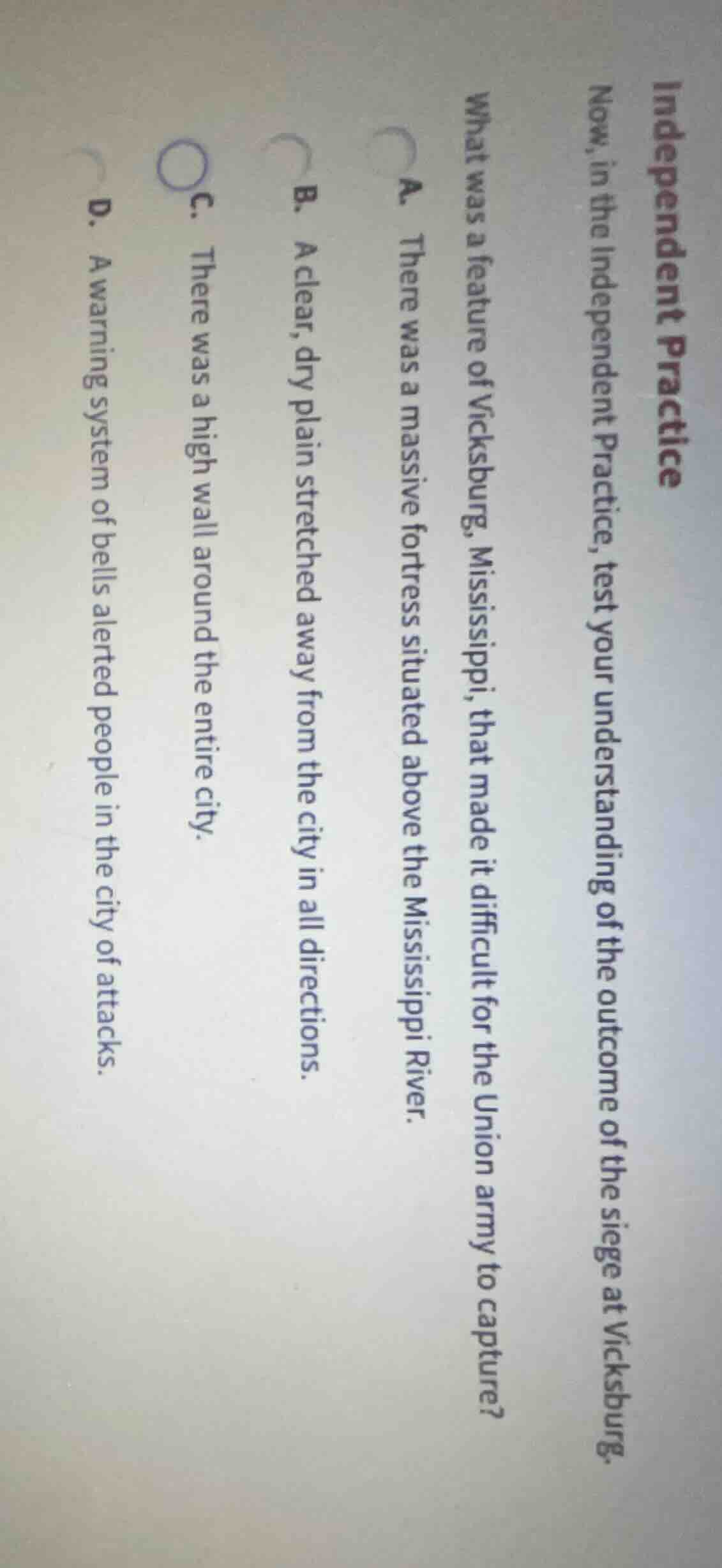 independent practice now, in the independent practice, test your unders…