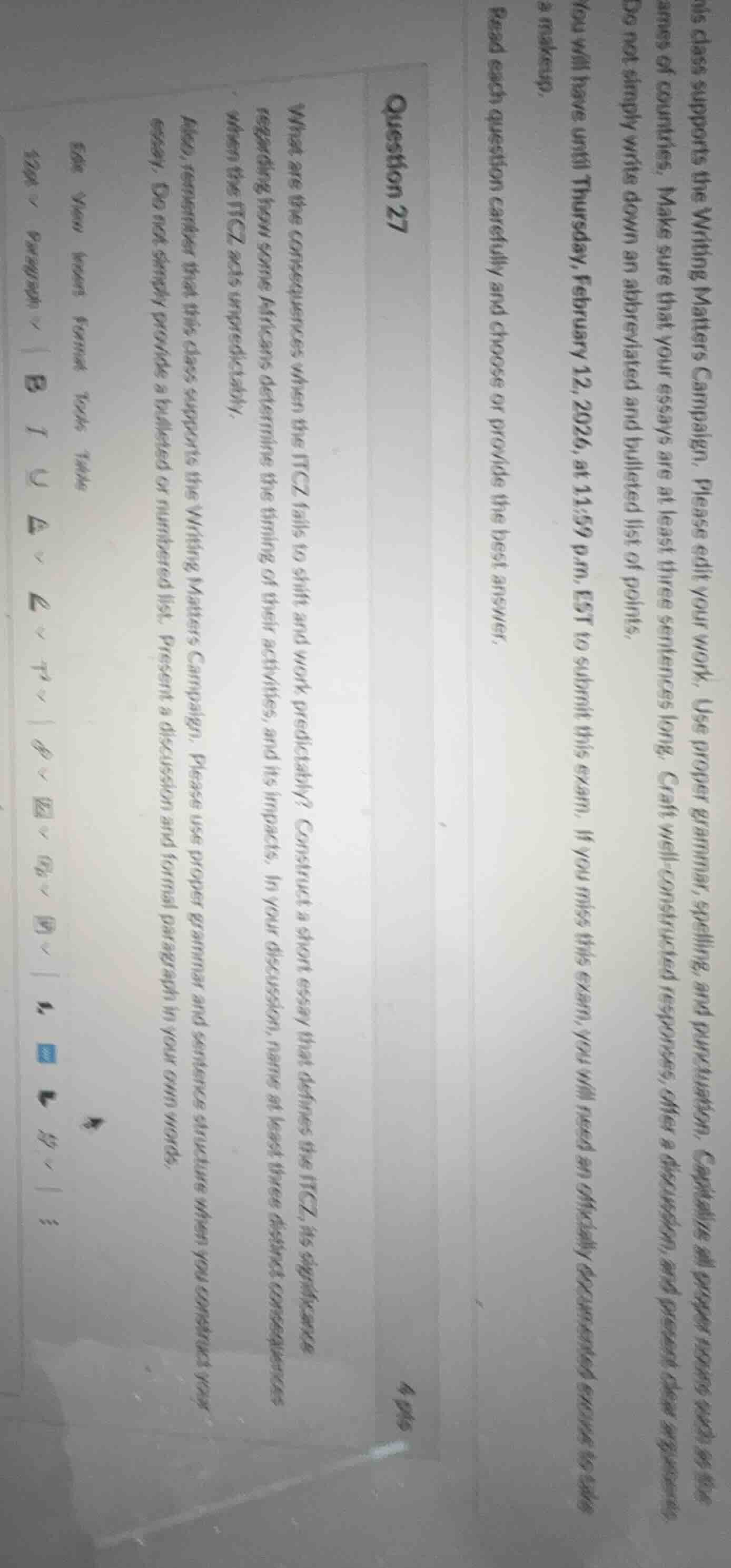 this class supports the writing matters campaign. please edit your work…