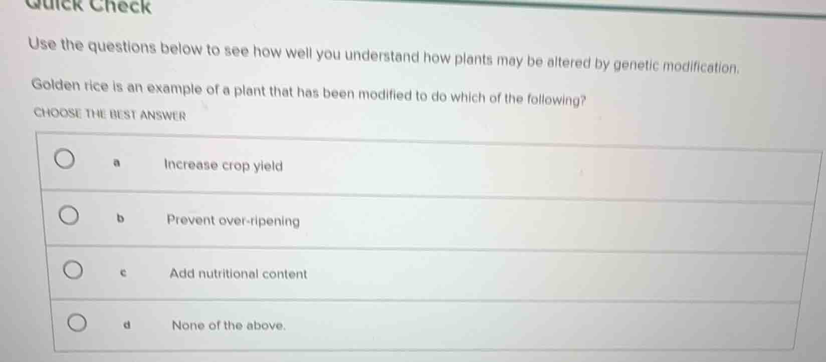 quick check use the questions below to see how well you understand how …