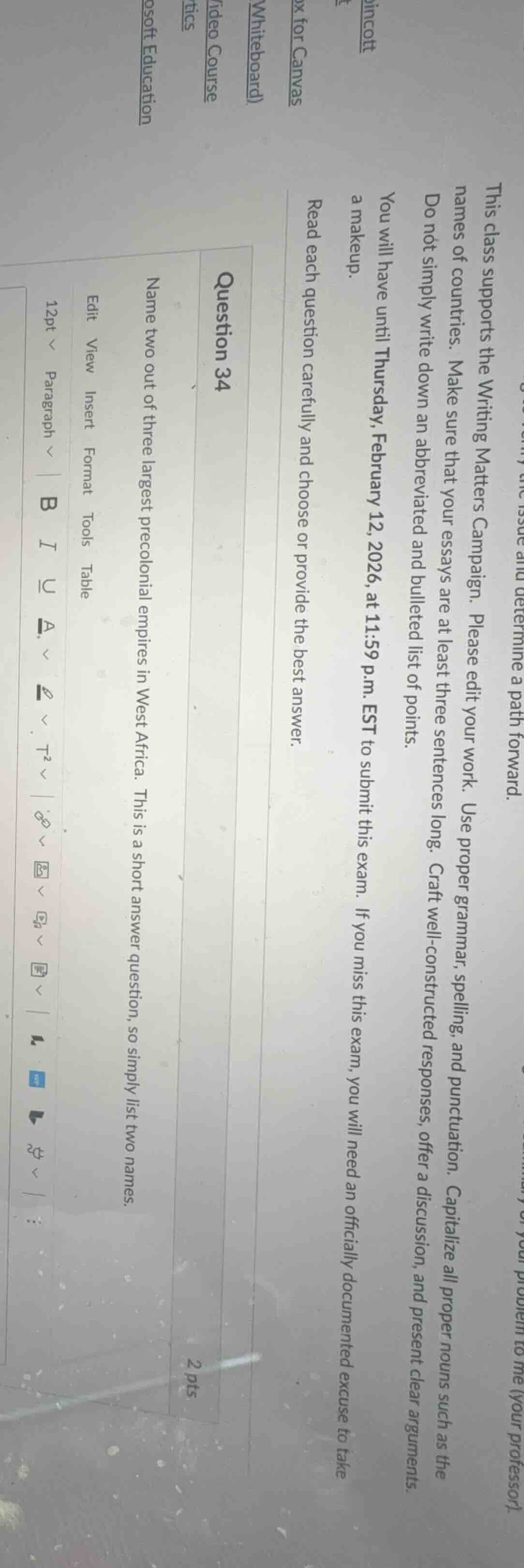 this class supports the writing matters campaign. please edit your work…