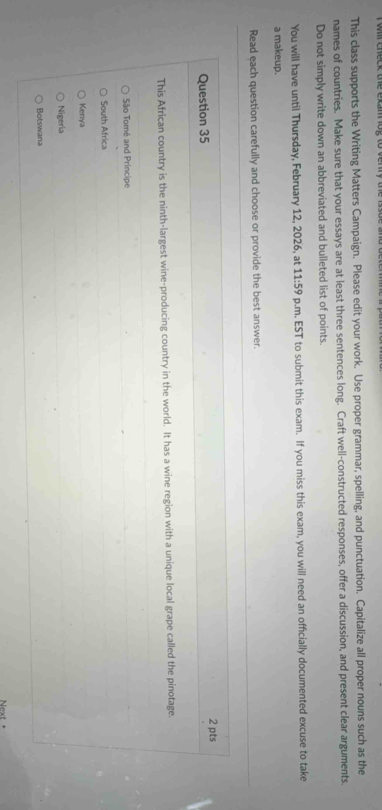 this class supports the writing matters campaign. please edit your work…