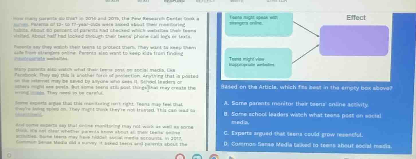 how many parents do this? in 2014 and 2015, the pew research center too…