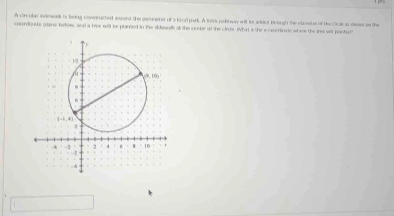 a circular sidewalk is being constructed around the perimeter of a loca…