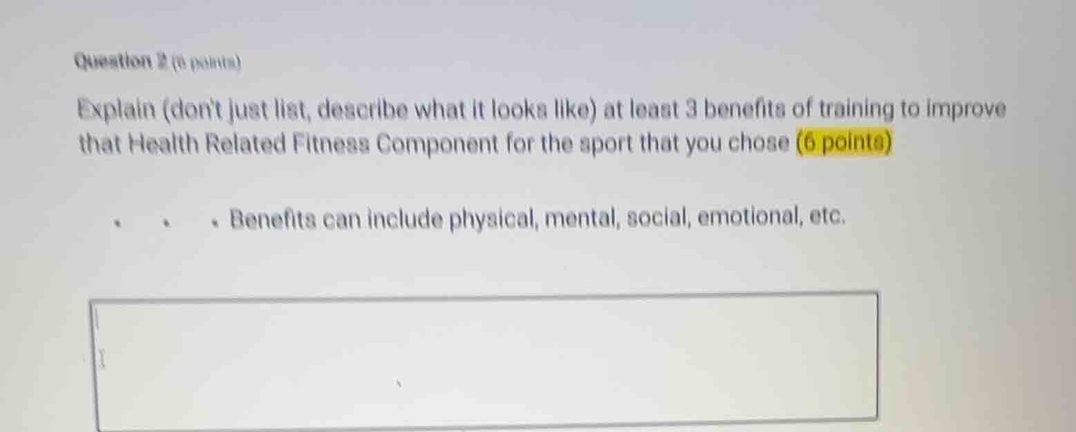 question 2 (6 points) explain (dont just list, describe what it looks l…