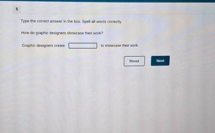 5 type the correct answer in the box. spell all words correctly. how do…
