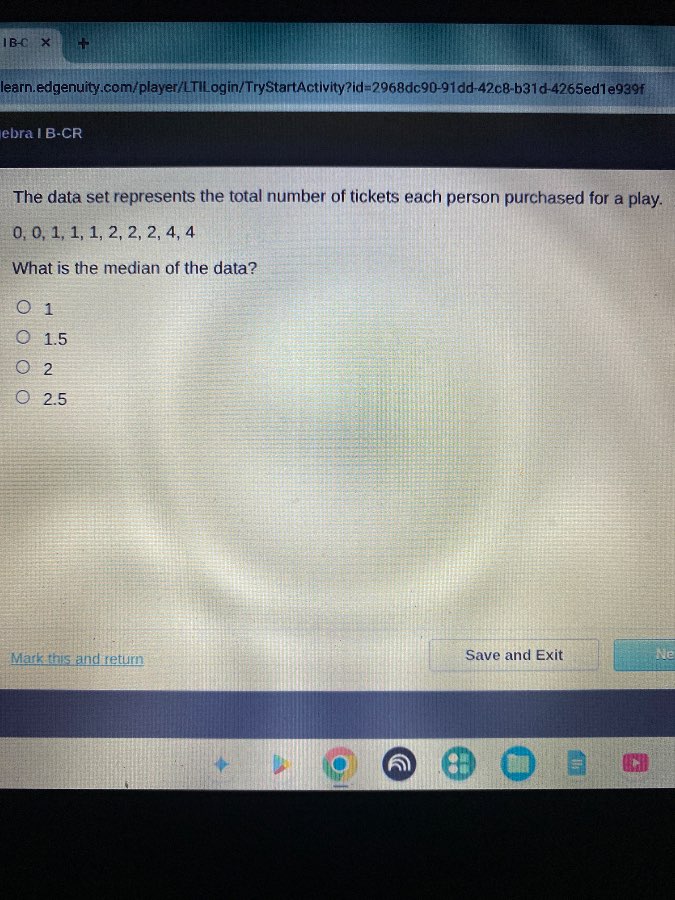 ebra i b-cr the data set represents the total number of tickets each pe…