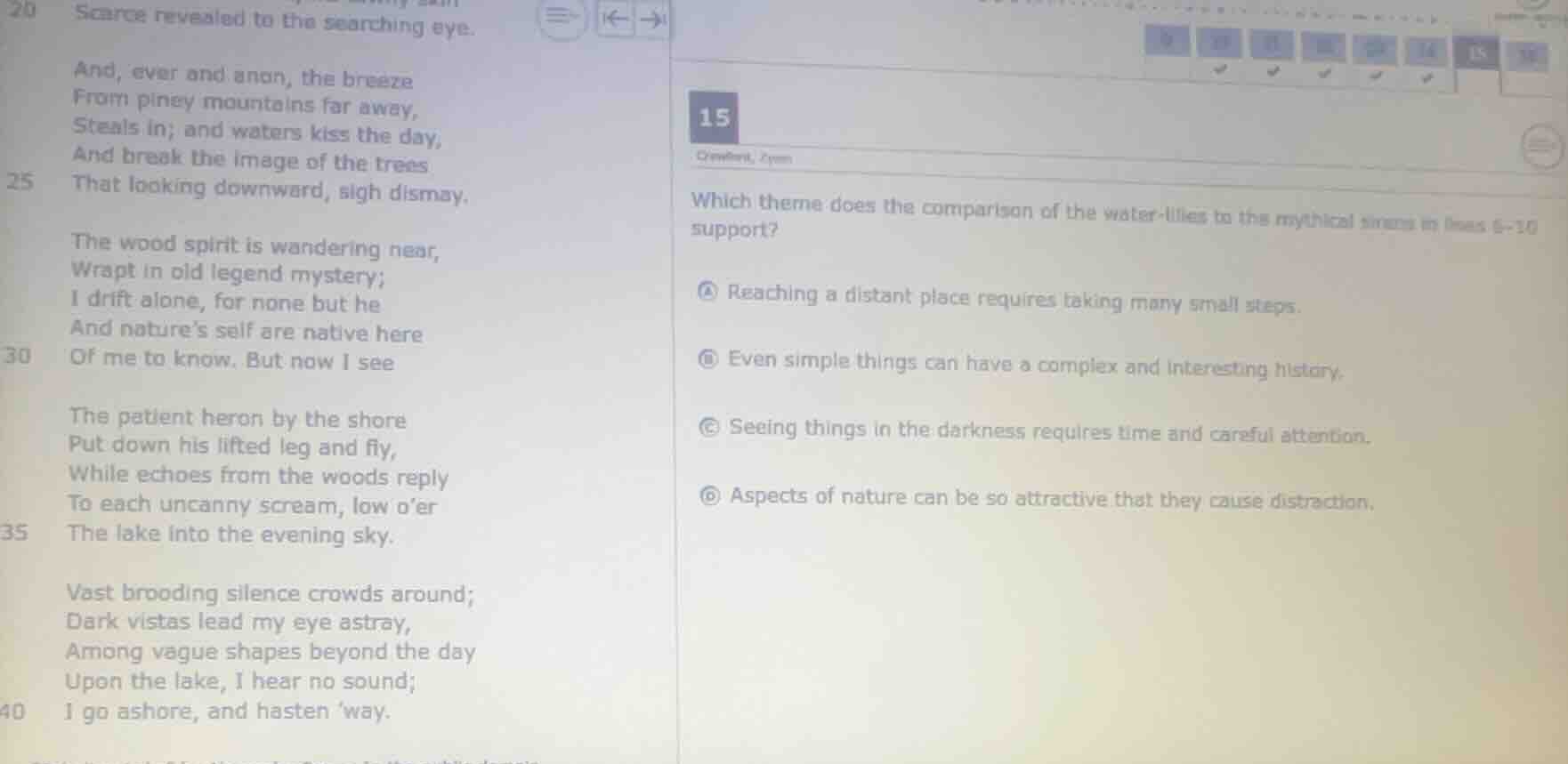 20 scarce revealed to the searching eye.25and, ever and anon, the breez…