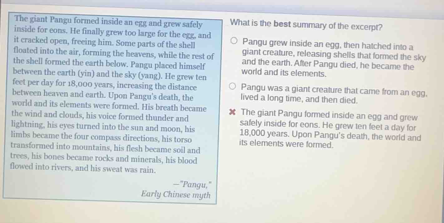 the giant pangu formed inside an egg and grew safely inside for eons. h…