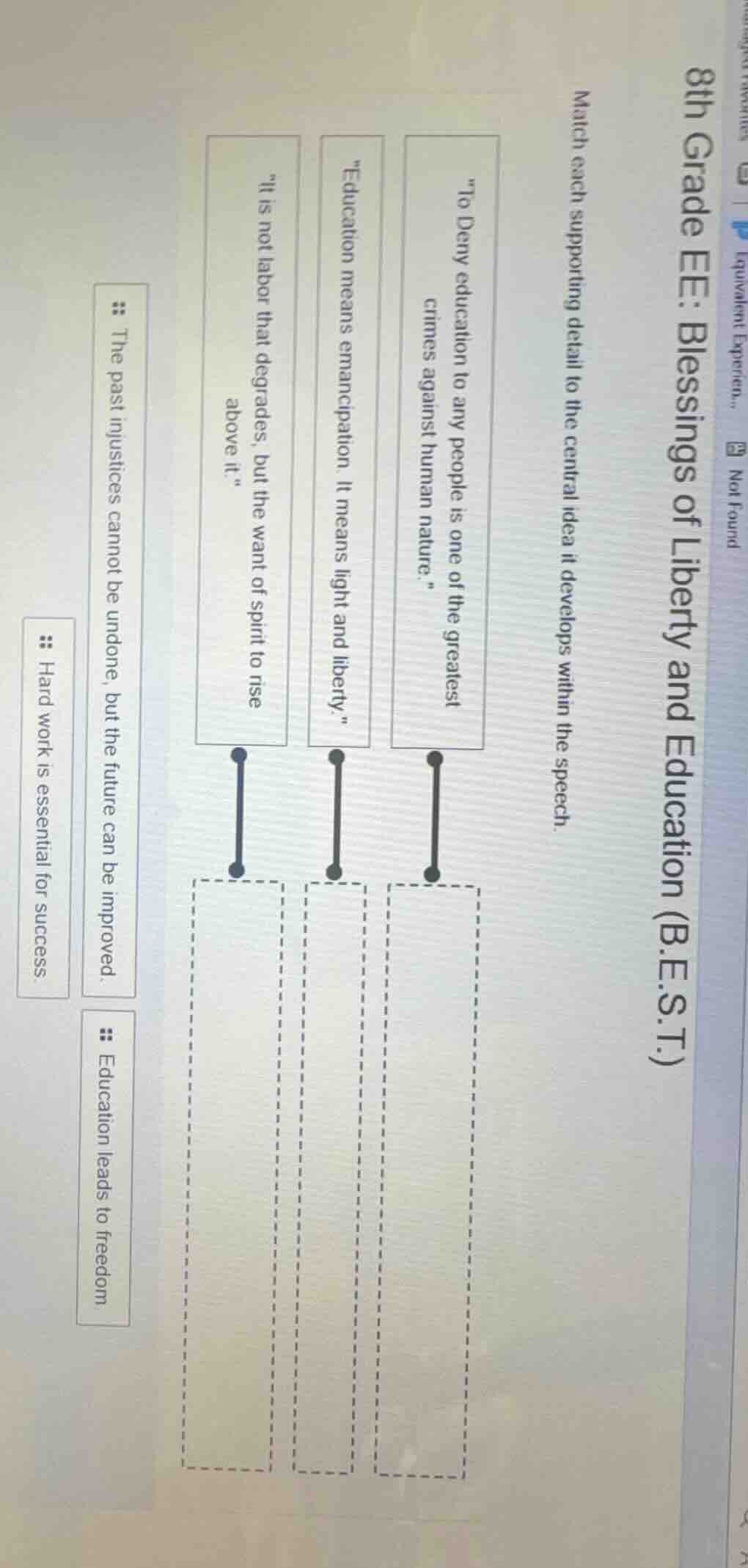 8th grade ee: blessings of liberty and education (b.e.s.t.) match each …