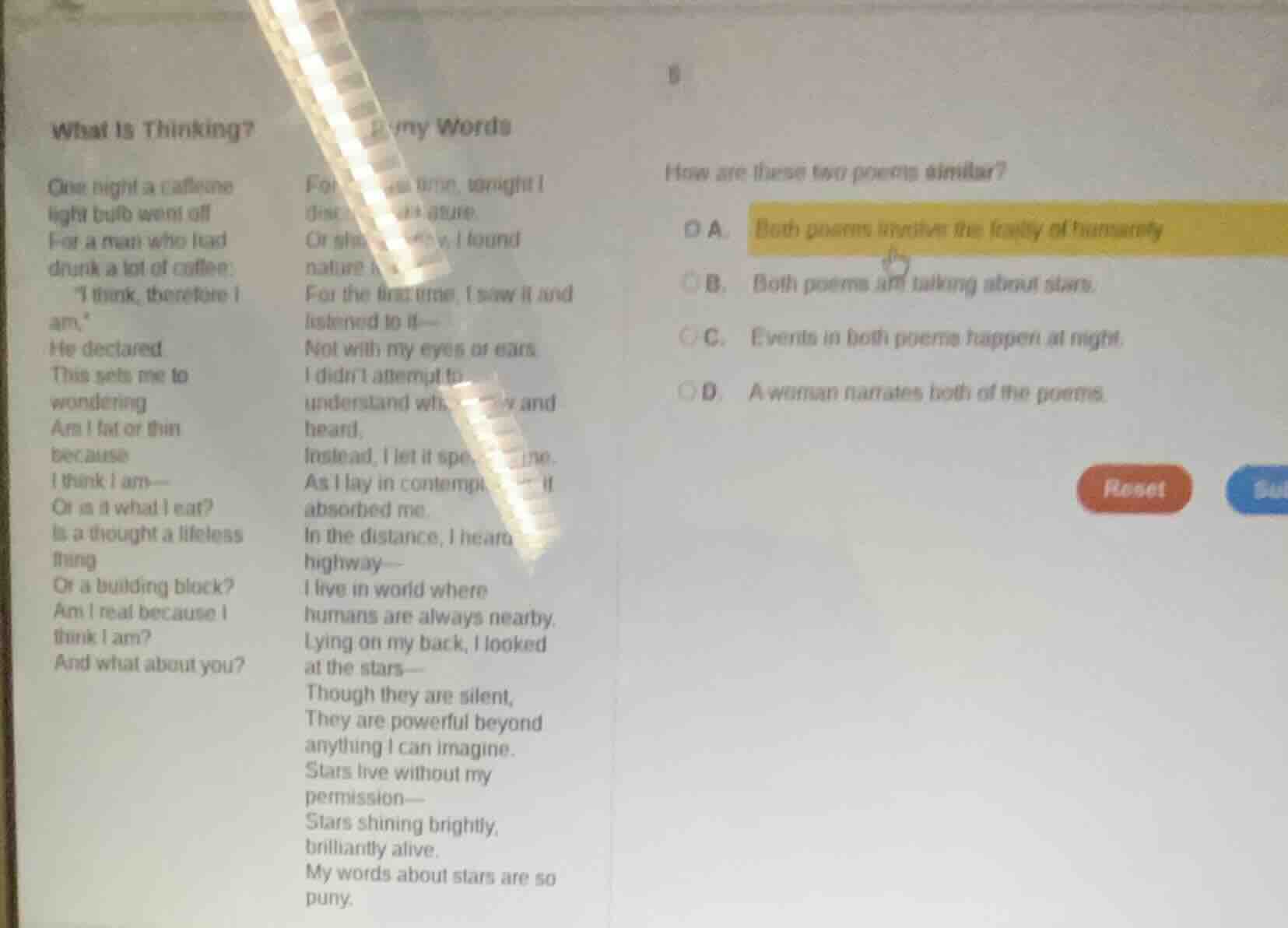 what is thinking?one night a caffeinelight bulb went offfor a man who h…