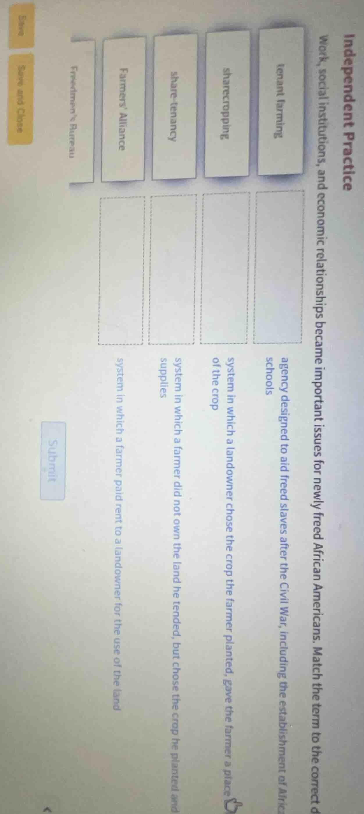 independent practice work, social institutions, and economic relationsh…