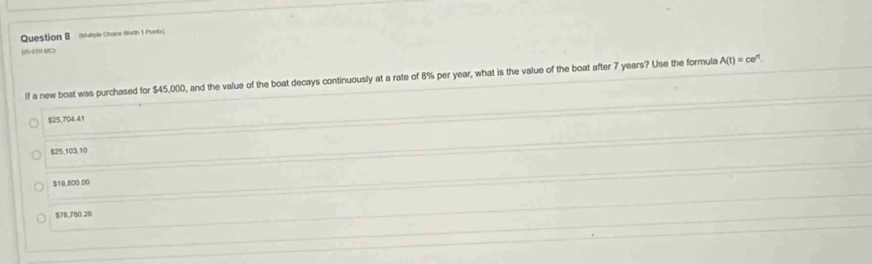 question 8 (multiple choice worth 1 points) (05.01h mc) if a new boat w…