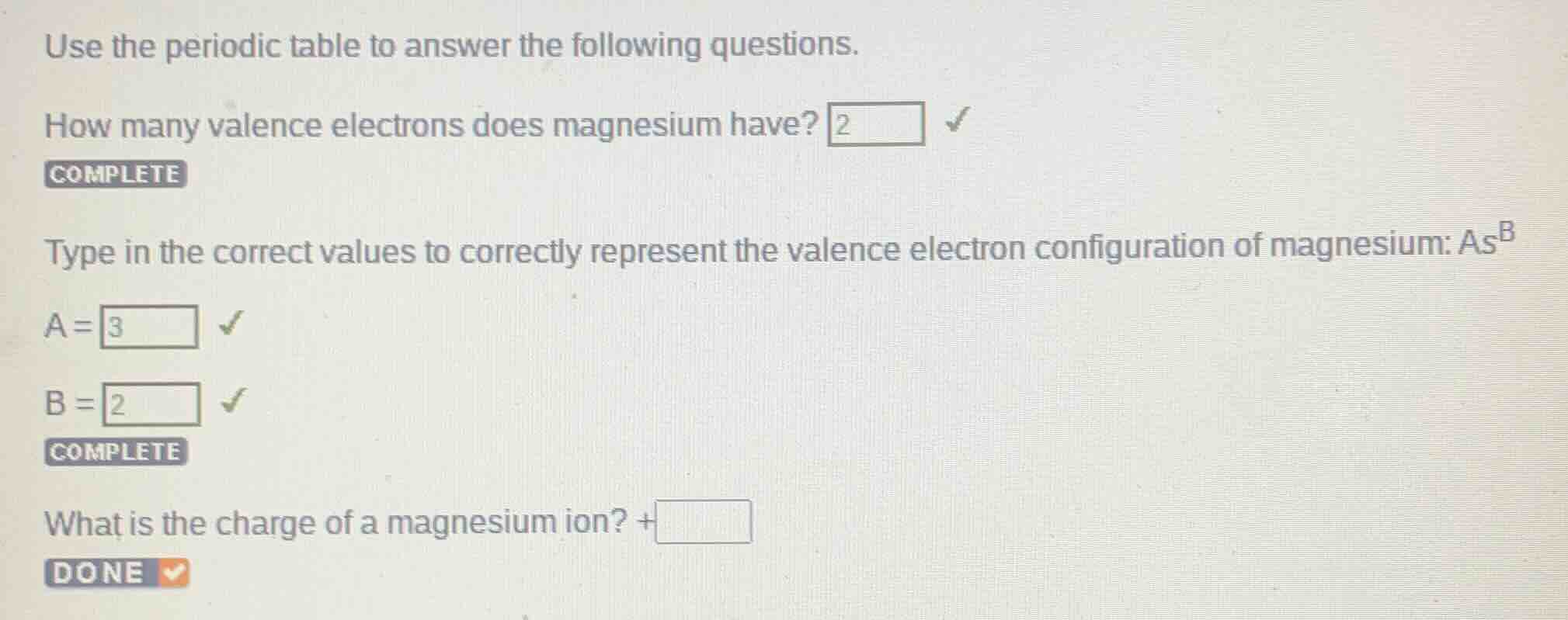 use the periodic table to answer the following questions. how many vale…