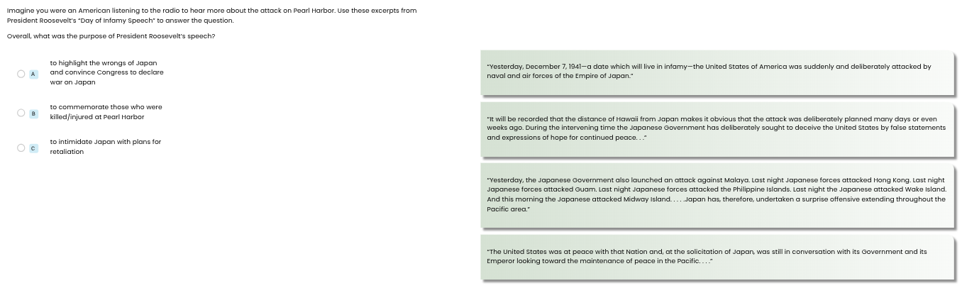 imagine you were an american listening to the radio to hear more about …