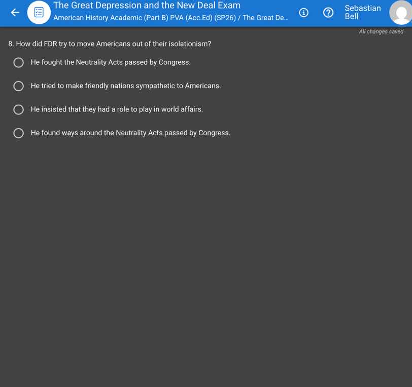 the great depression and the new deal exam american history academic (p…