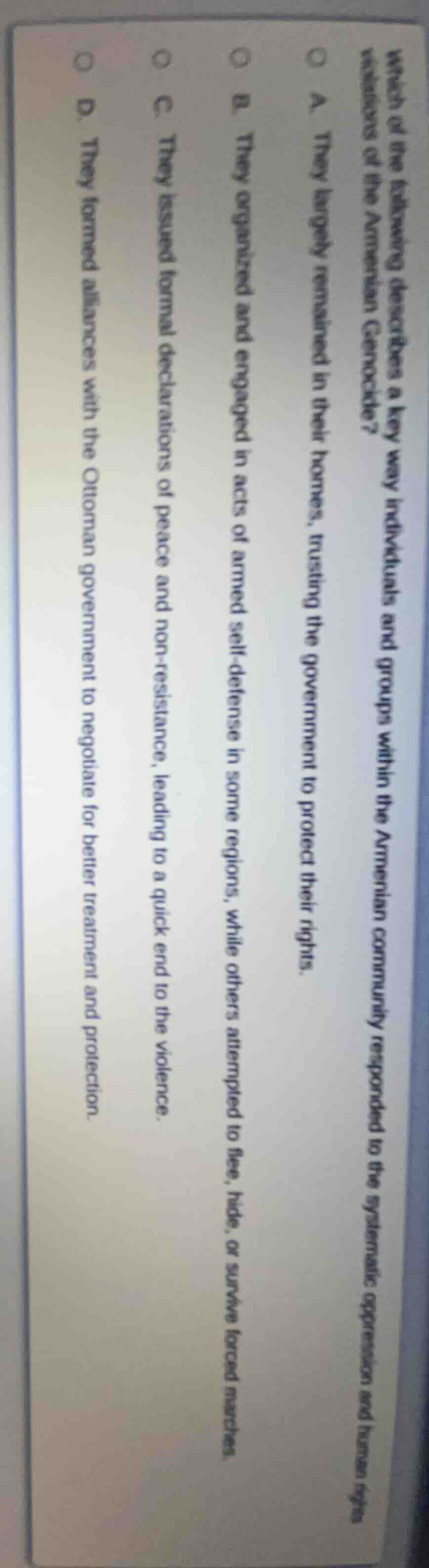 which of the following describes a key way individuals and groups withi…