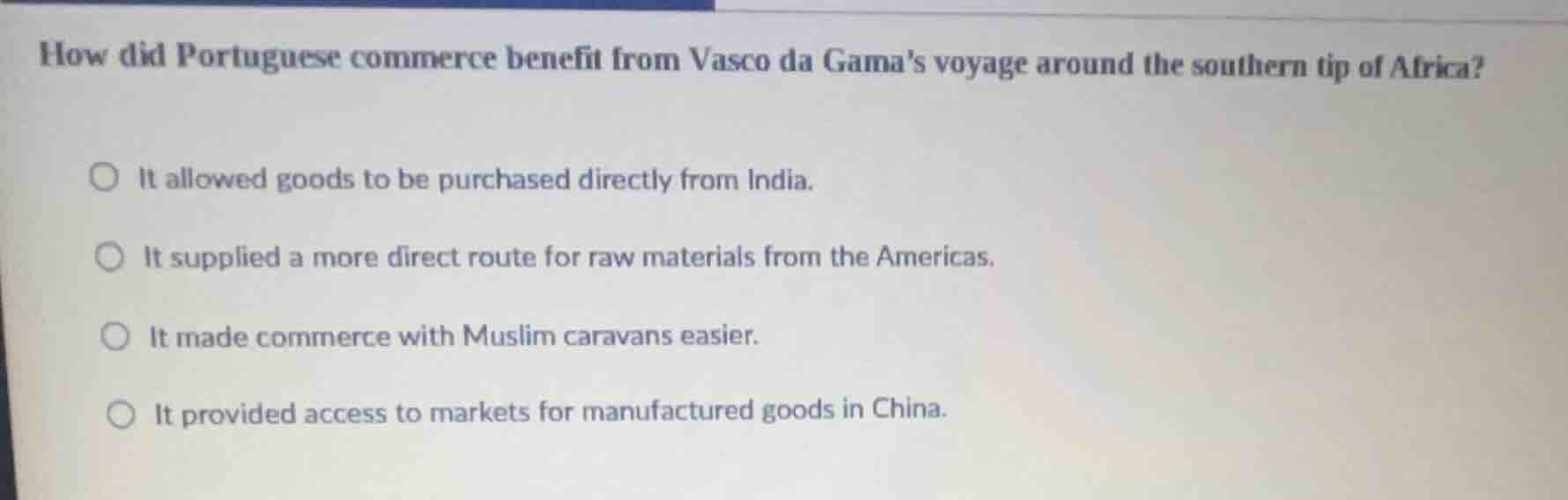 how did portuguese commerce benefit from vasco da gamas voyage around t…