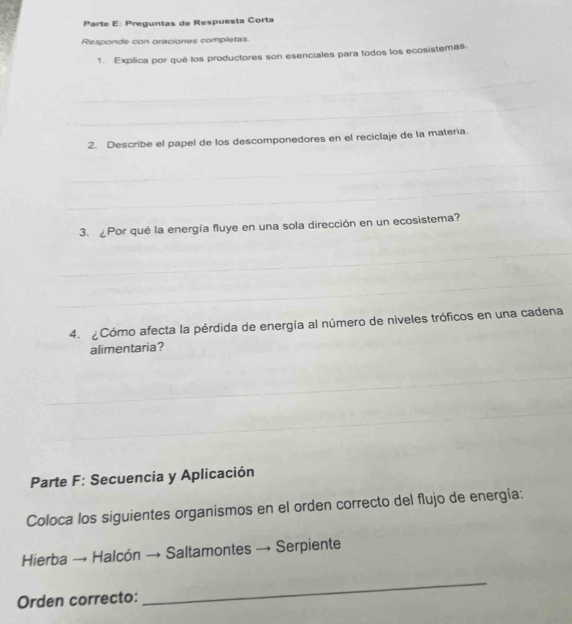 parte e: preguntas de respuesta corta responde con oraciones completas.…