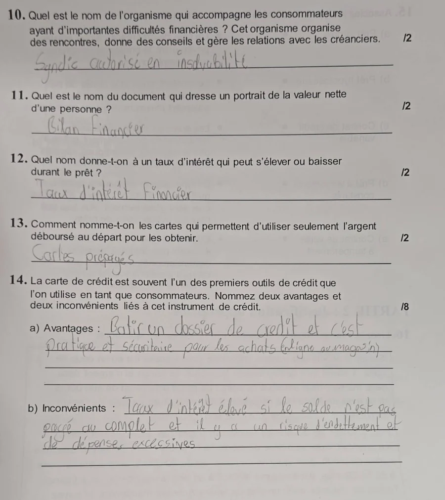 10. quel est le nom de lorganisme qui accompagne les consommateurs ayan…