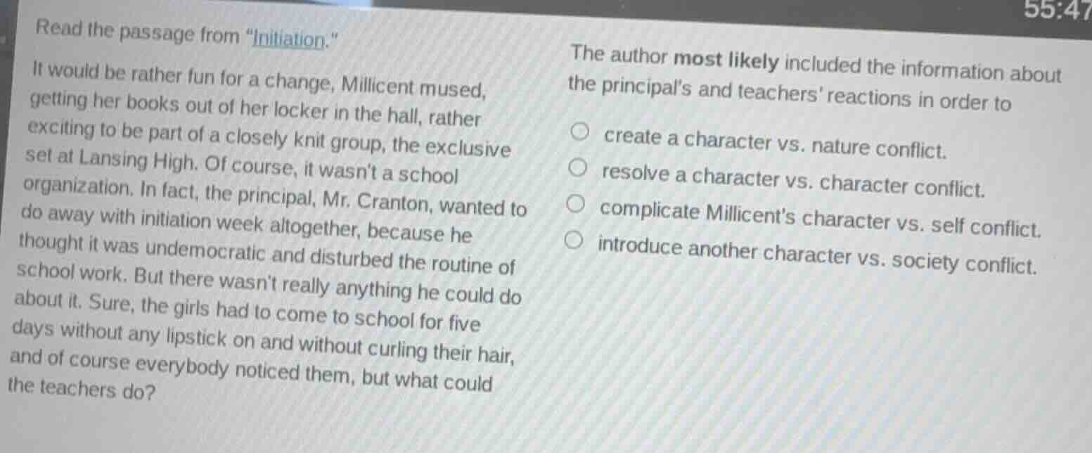 read the passage from \initiation.\ it would be rather fun for a change…