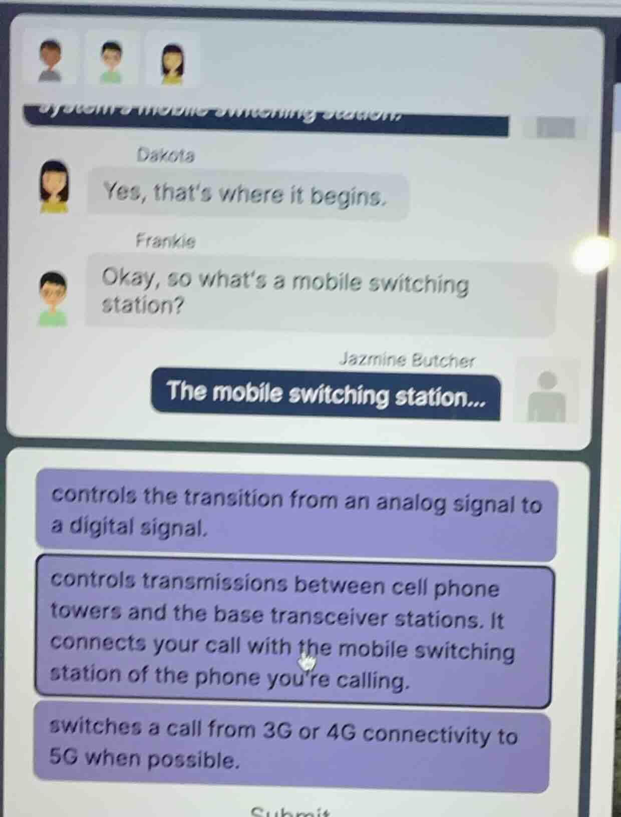 dakota yes, thats where it begins. frankie okay, so whats a mobile swit…