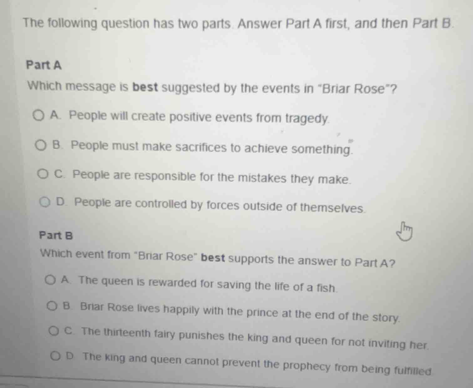 the following question has two parts. answer part a first, and then par…