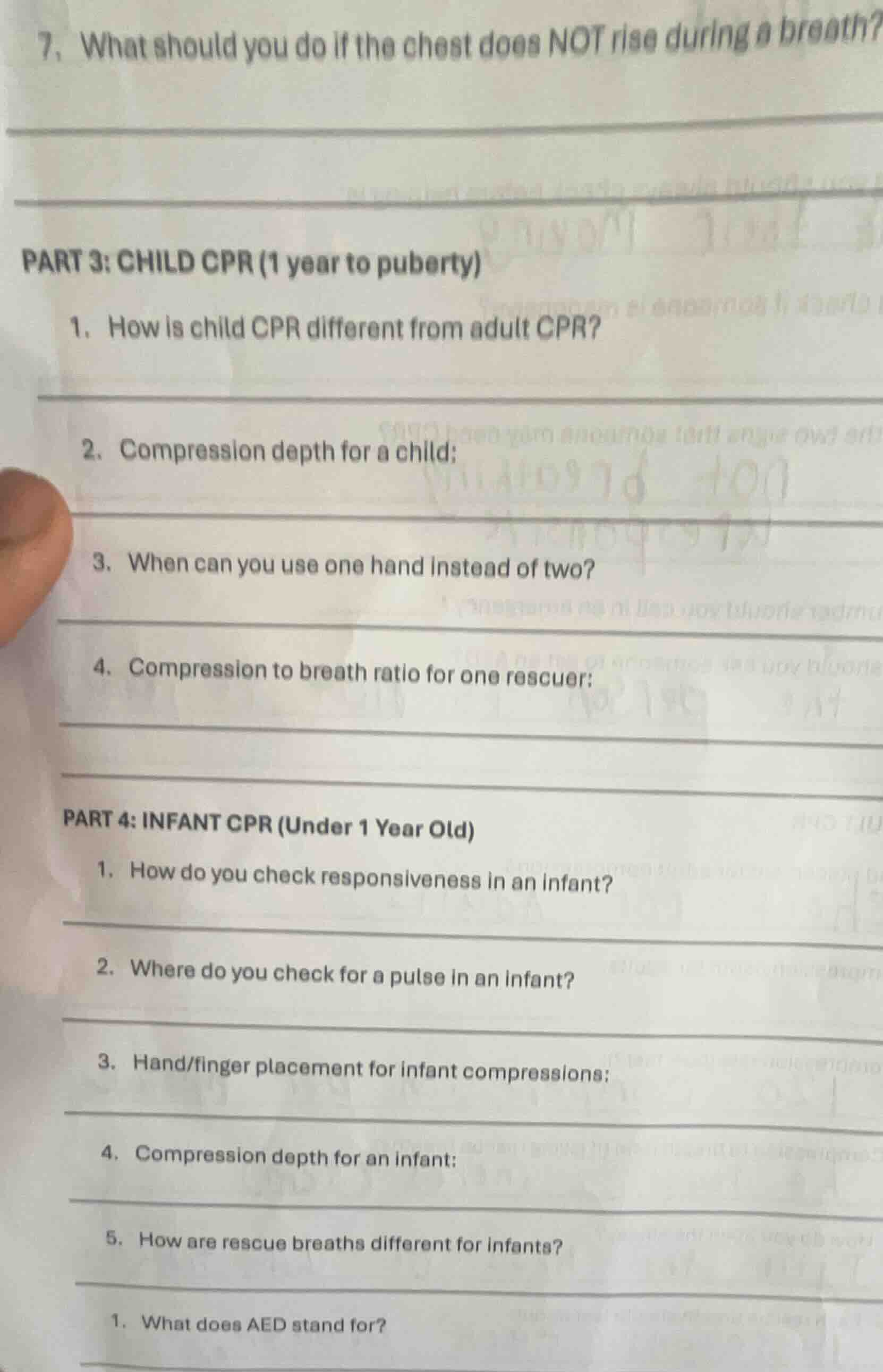 7. what should you do if the chest does not rise during a breath? part …