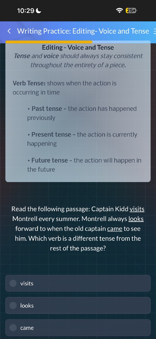 writing practice: editing- voice and tenseediting - voice and tensetens…