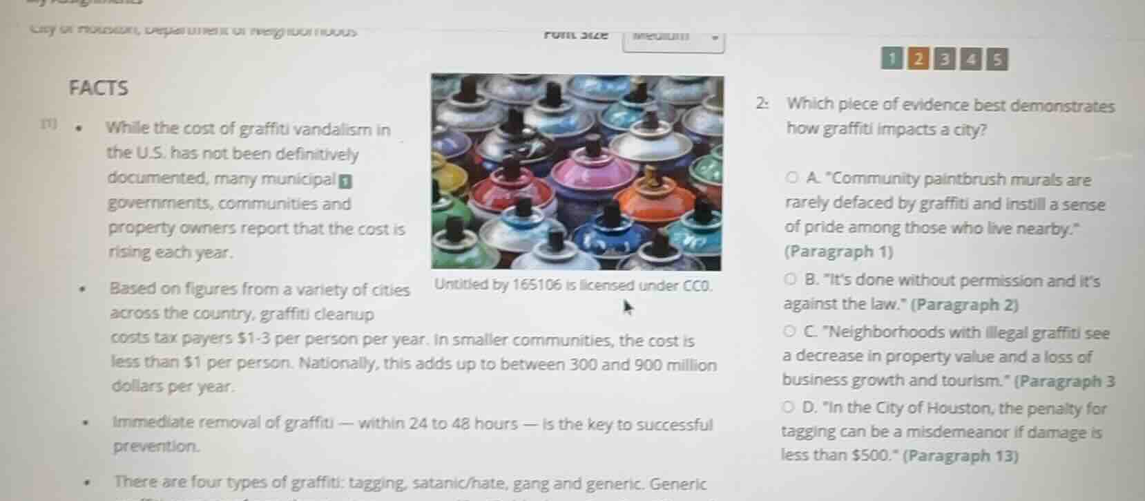 facts (1) • while the cost of graffiti vandalism in the u.s. has not be…