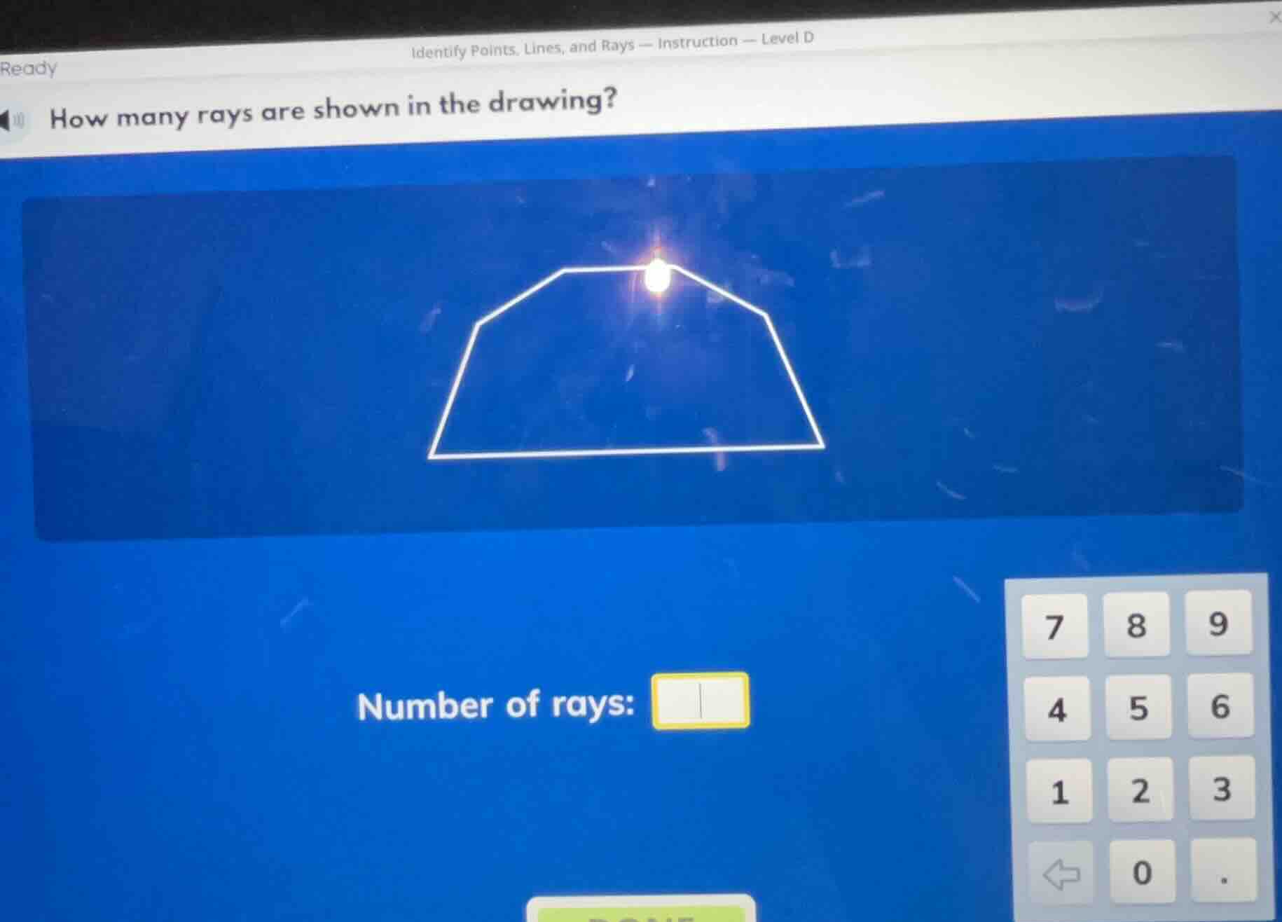 identify points, lines, and rays — instruction — level d ready how many…