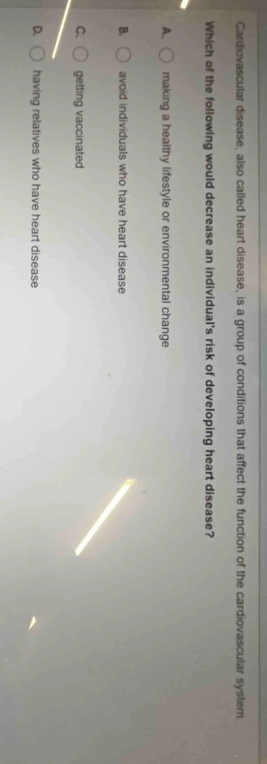 cardiovascular disease, also called heart disease, is a group of condit…