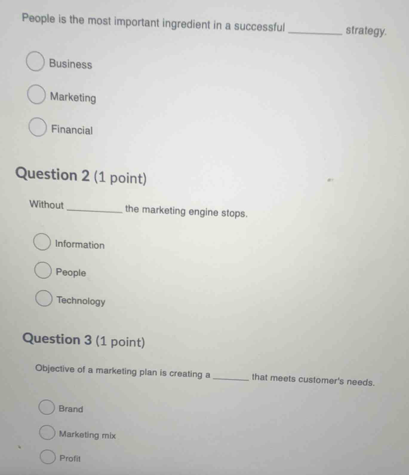 people is the most important ingredient in a successful ______ strategy…