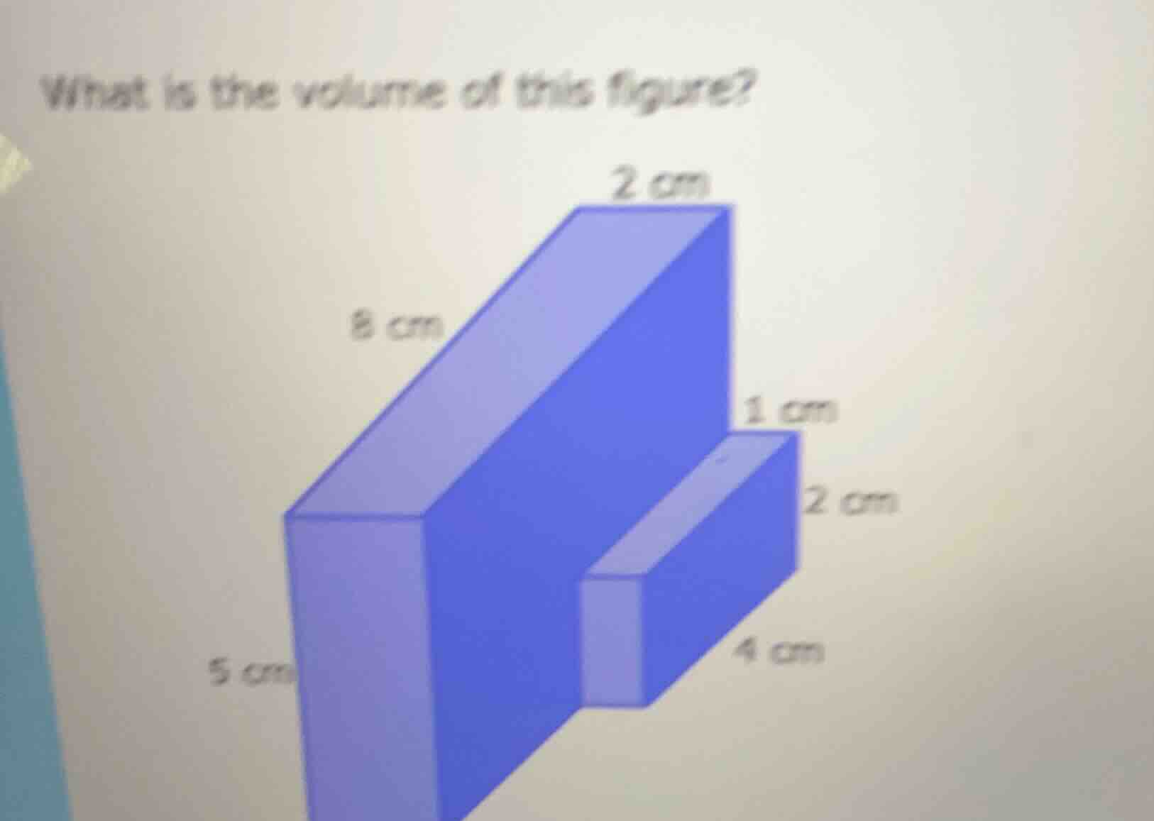 what is the volume of this figure?