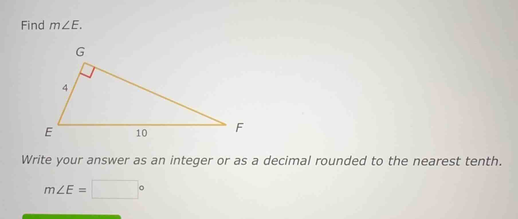 find $m\\angle e$.\nwrite your answer as an integer or as a decimal rounded to the nearest tenth.\n$m\\angle e = \\square ^\\circ$